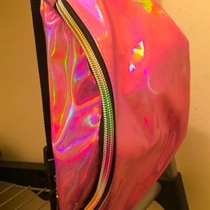 3/$10 Hot Pink PVC Belt Bag